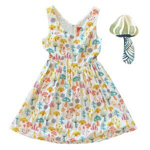 Mushroom Dress, Modcloth, fully lined, small